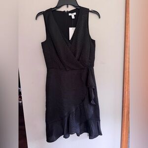 Nine West Black Textured Dress NWT